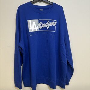 Fanatics Los Angeles Dodgers Men's Pullover Blue Sweatshirt 4XL Longsleeves